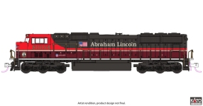 Kato K176-1616 - N - Diesellok EMD SD70M Abrahm Lincoln, UP, Ep. VI